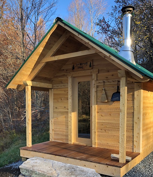 New Log Sauna